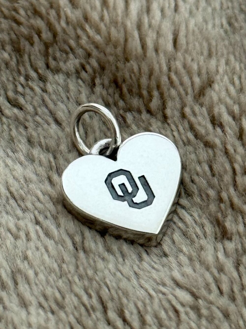 The University of Oklahoma Small Heart Charm
